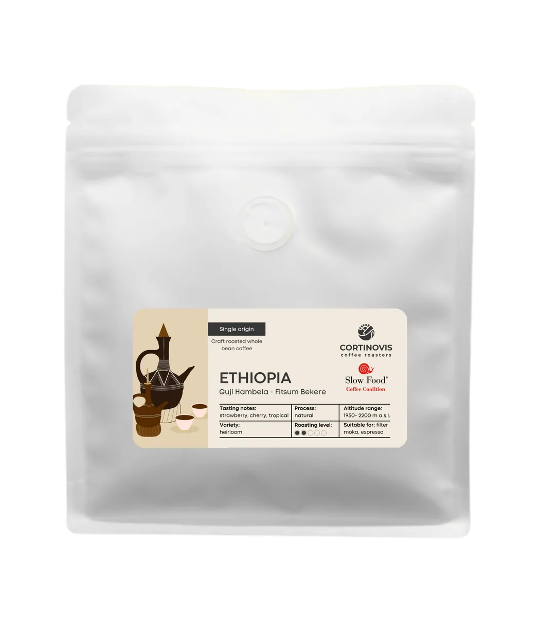 ethiopia guji hambela - fitsum bekere, ethiopia coffee from cortinovis specialty coffee roasters milano