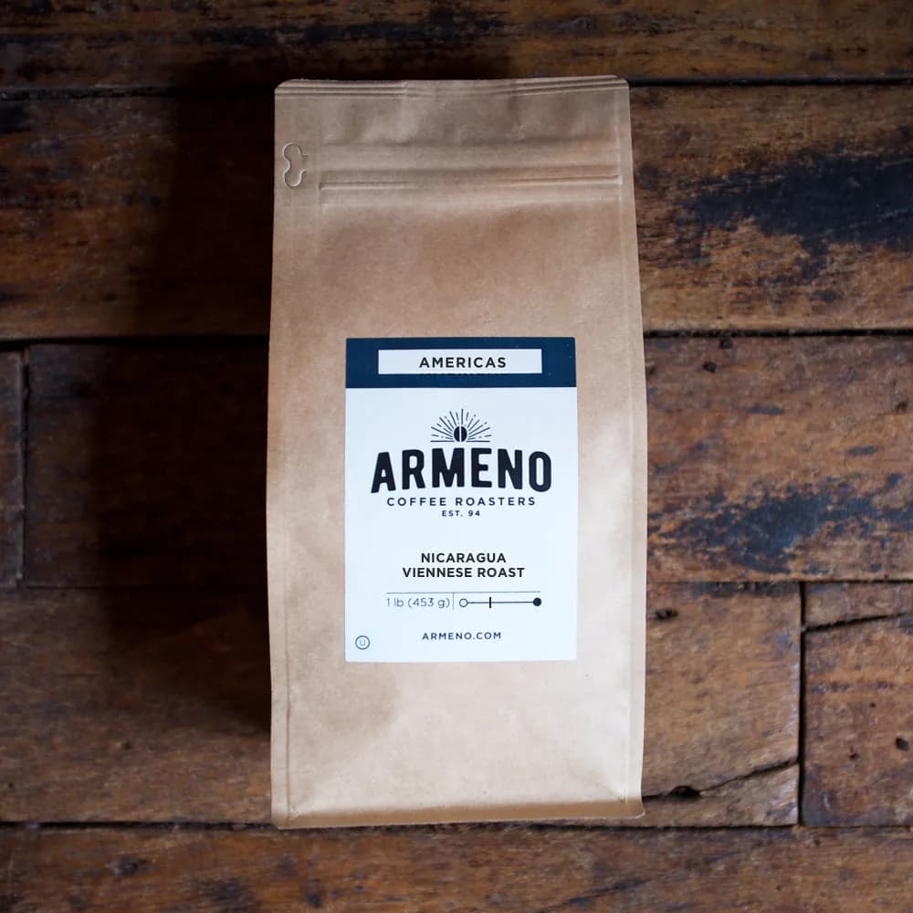 nicaragua viennese roast, nicaragua coffee from armeno coffee roasters ltd