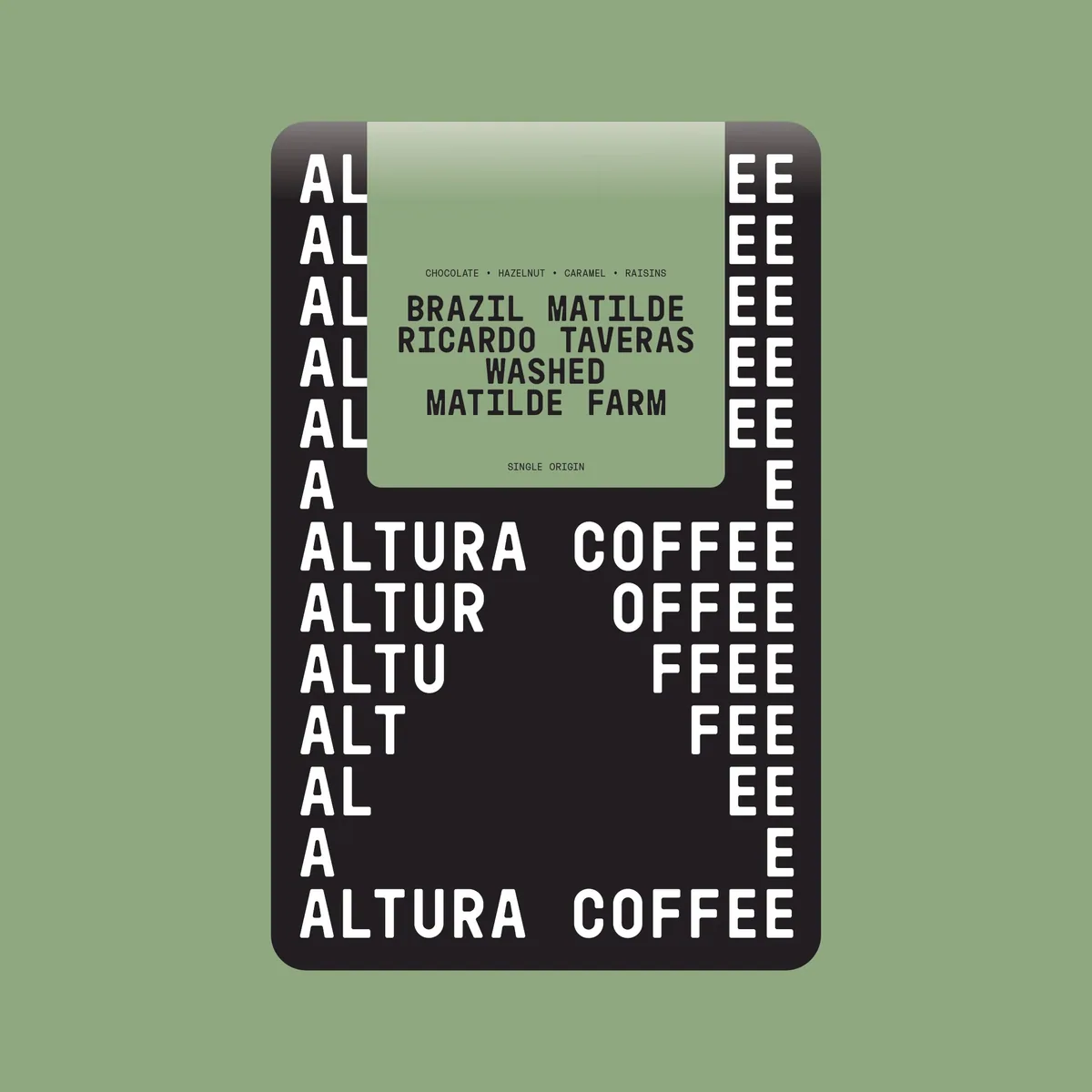 brazil matilde single origin coffee, brazil coffee from altura coffee