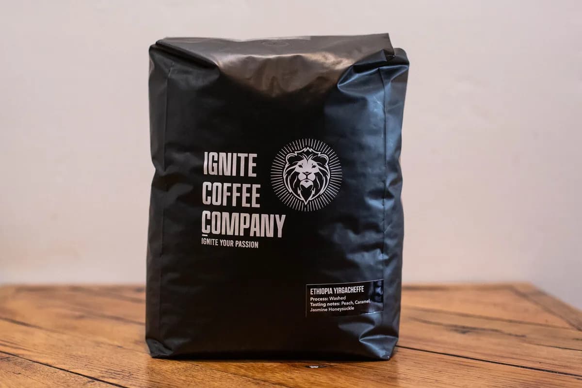 ethiopia yirgacheffe kochere, ethiopia coffee from ignite coffee company