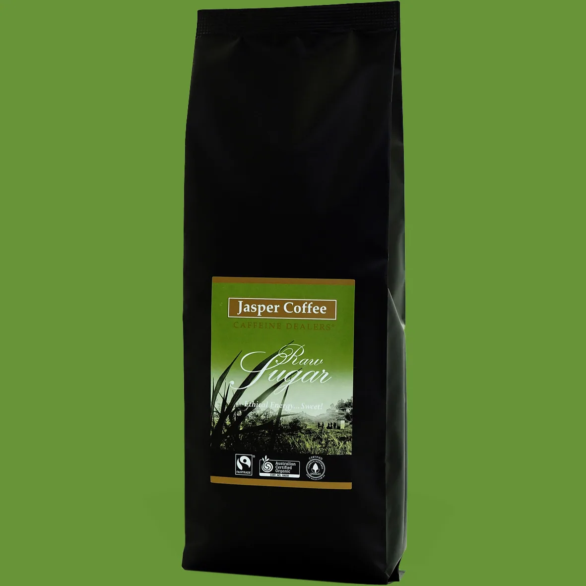 raw sugar, colombia coffee from jasper coffee - roaster