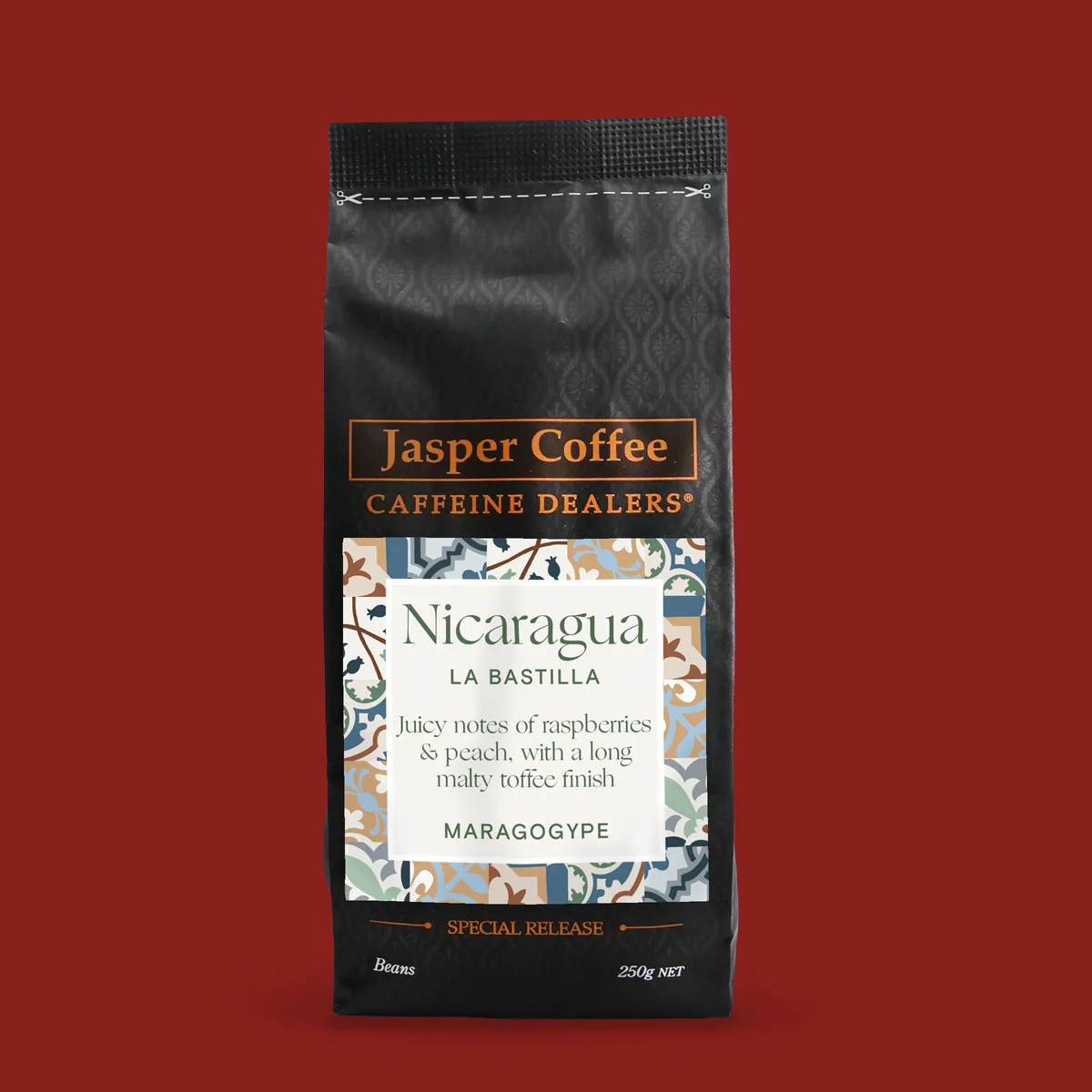 nicaragua maragogype la bastilla, nicaragua coffee from jasper coffee