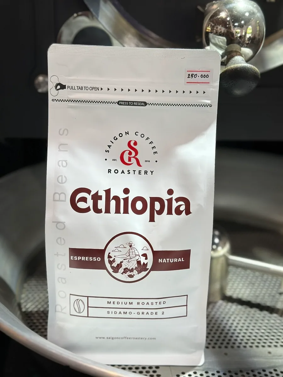 cà phê ethiopia sidamo (500gr), ethiopia coffee from saigon coffee roastery