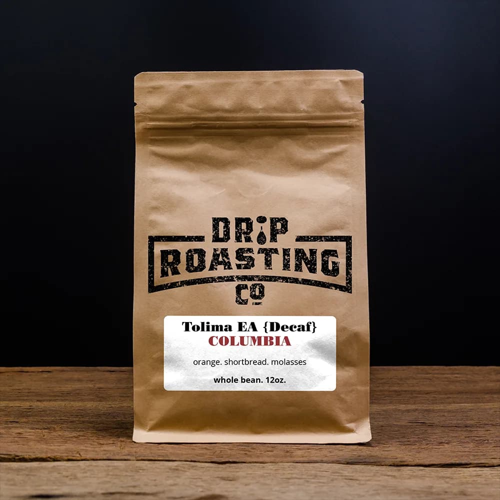 tolima ea, columbia {decaf}, colombia coffee from drip cafe