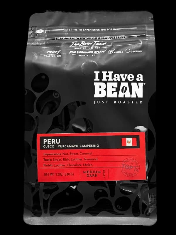peru cusco yurcamayo campesino, peru coffee from i have a bean