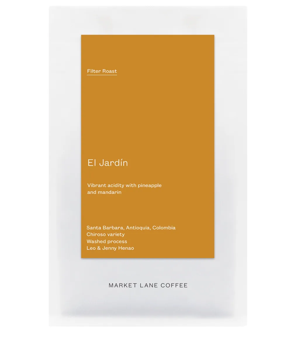 el jardín, colombia coffee from market lane coffee - hq & roastery