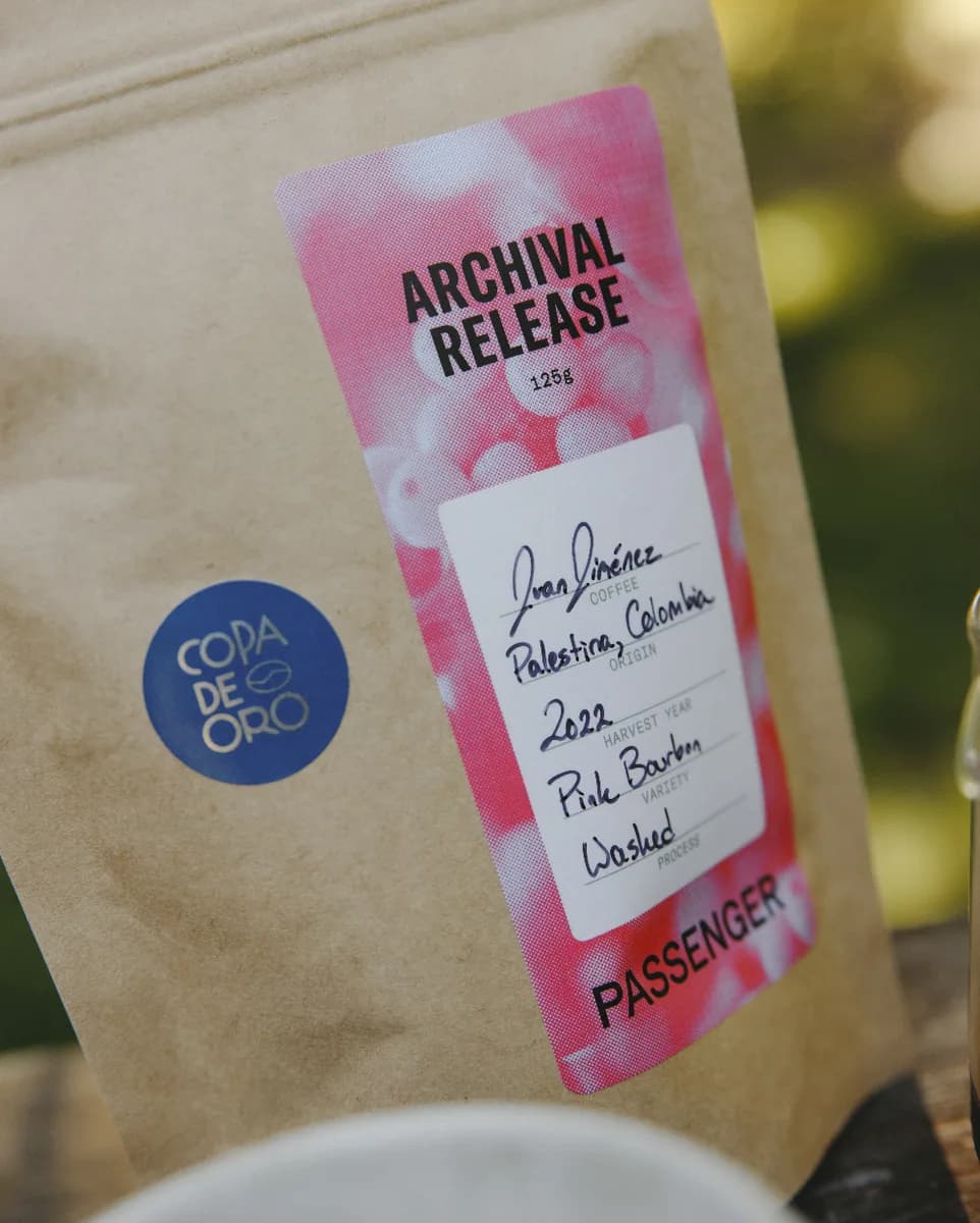 archival release #59 - juan jiménez copa de oro 2022, colombia coffee from passenger coffee