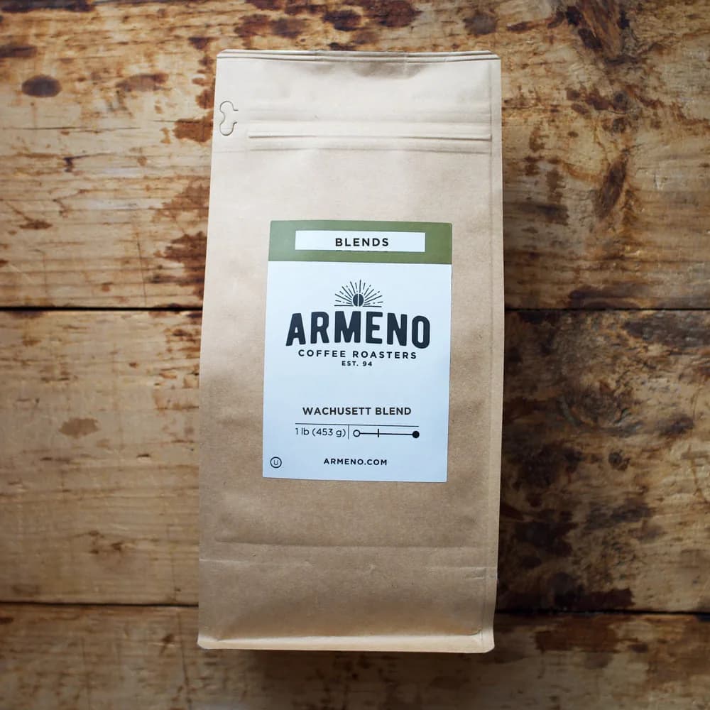 wachusett blend, kenya + indonesia + sumatra coffee from armeno coffee roasters ltd