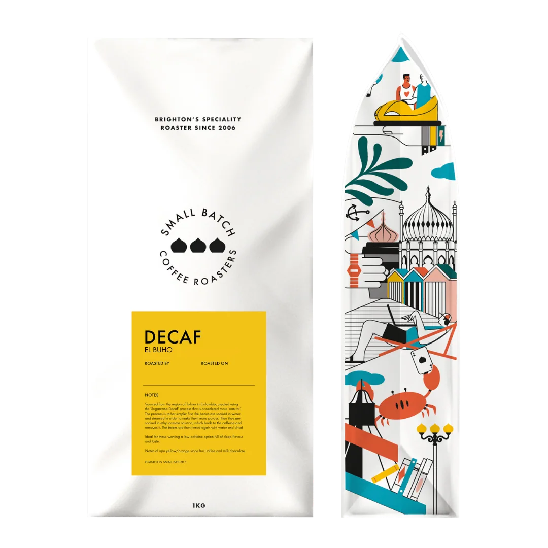 decaf coffee. specialty decaf from colombia, colombia coffee from small batch coffee roasters - roastery & cafe
