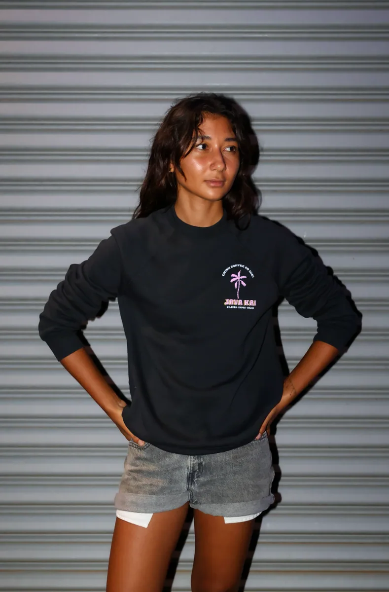 oaxaca // crewneck // black, indonesia + hawaii coffee from java kai