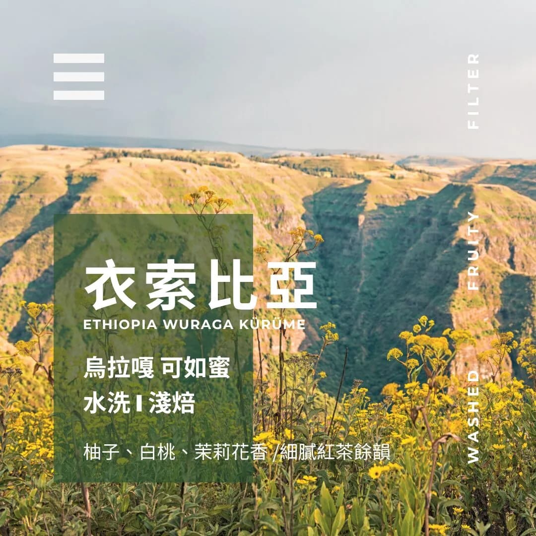 衣索比亞 ▸ 嗚拉嘎 可如蜜, ethiopia coffee from 燃木咖啡研究所_咖啡豆販售專門