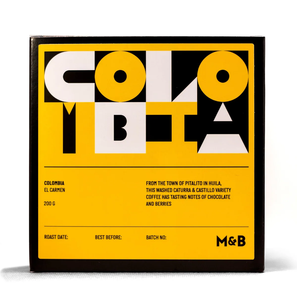 colombia el carmen, colombia coffee from milk & beans coffee roasters