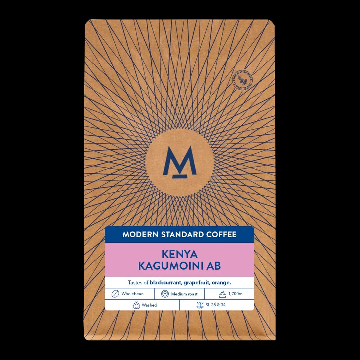 kagumoini ab, kenya coffee from modern standard coffee - roastery