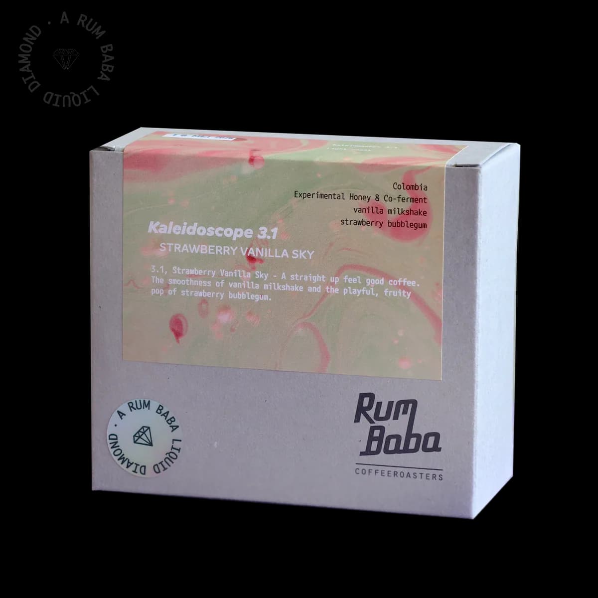 kaleidoscope 3.1 - strawberry vanilla sky, colombia coffee from rumbaba