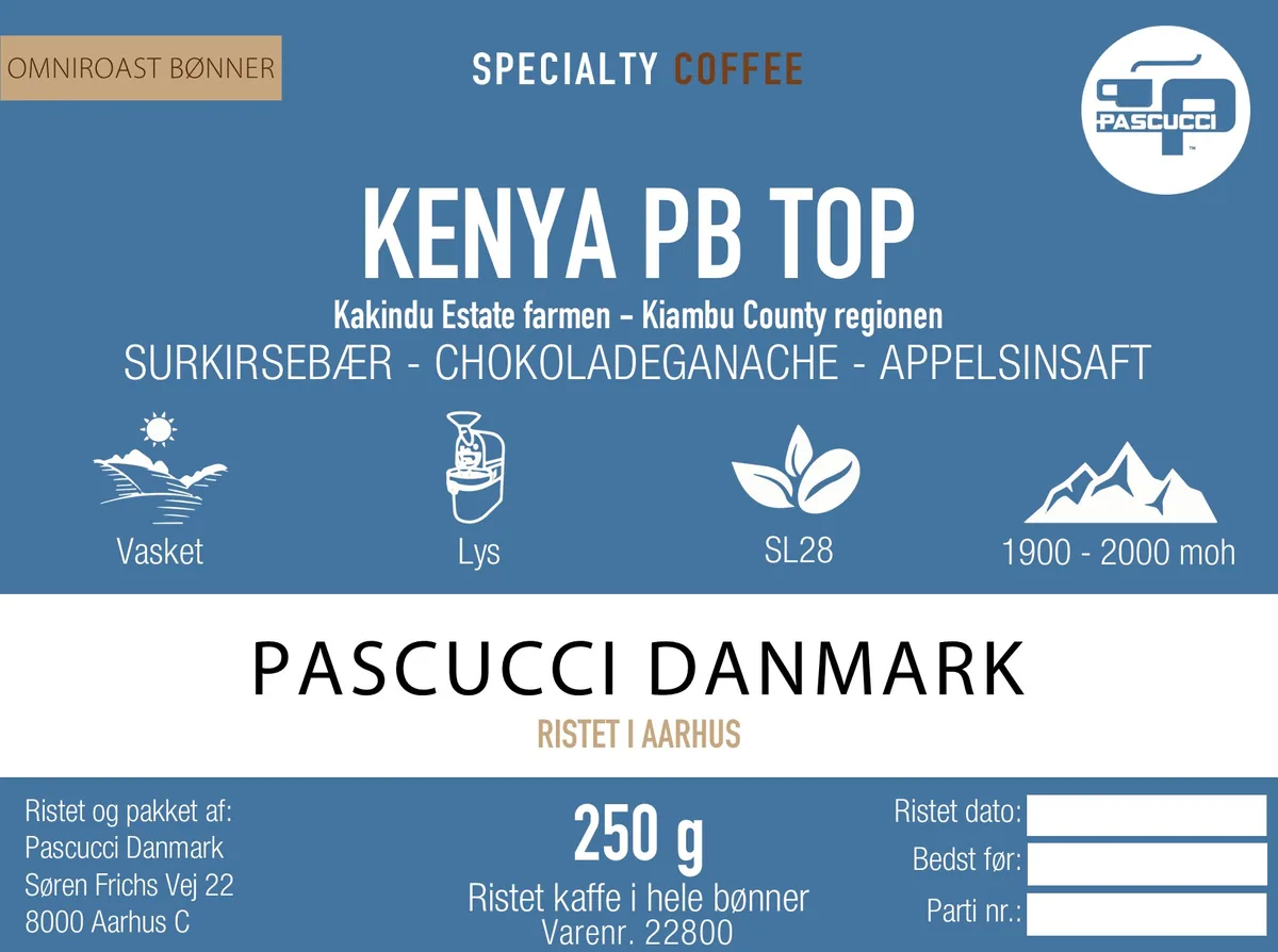 kenya – kakindu estate, kenya coffee from caffe pascucci // pascucci danmark