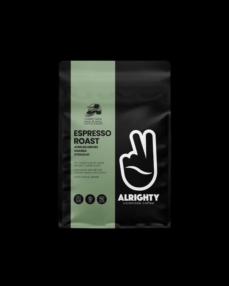 uganda | kyenjojo district | clarke, uganda coffee from alrighty roastery & coffee shop