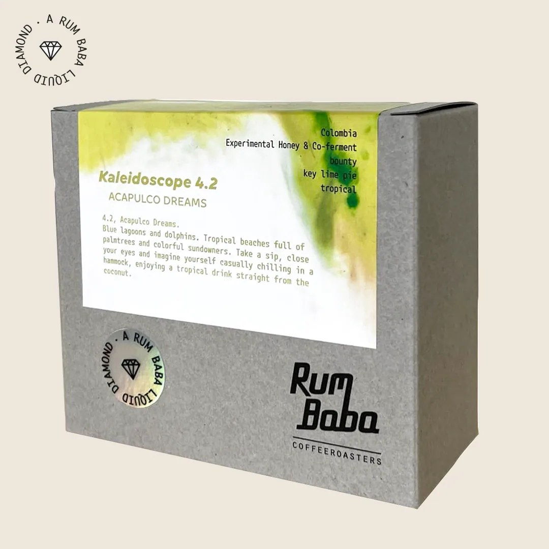 kaleidoscope 4.2 - acapulco dreams, colombia coffee from rumbaba
