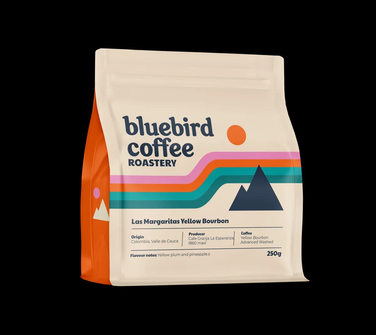 las margaritas yellow bourbon, kenya coffee from bluebird coffee roastery