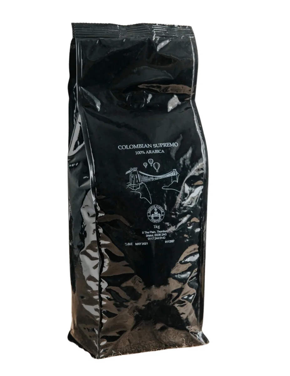 colombia supremo, colombia coffee from bristol coffee company ltd