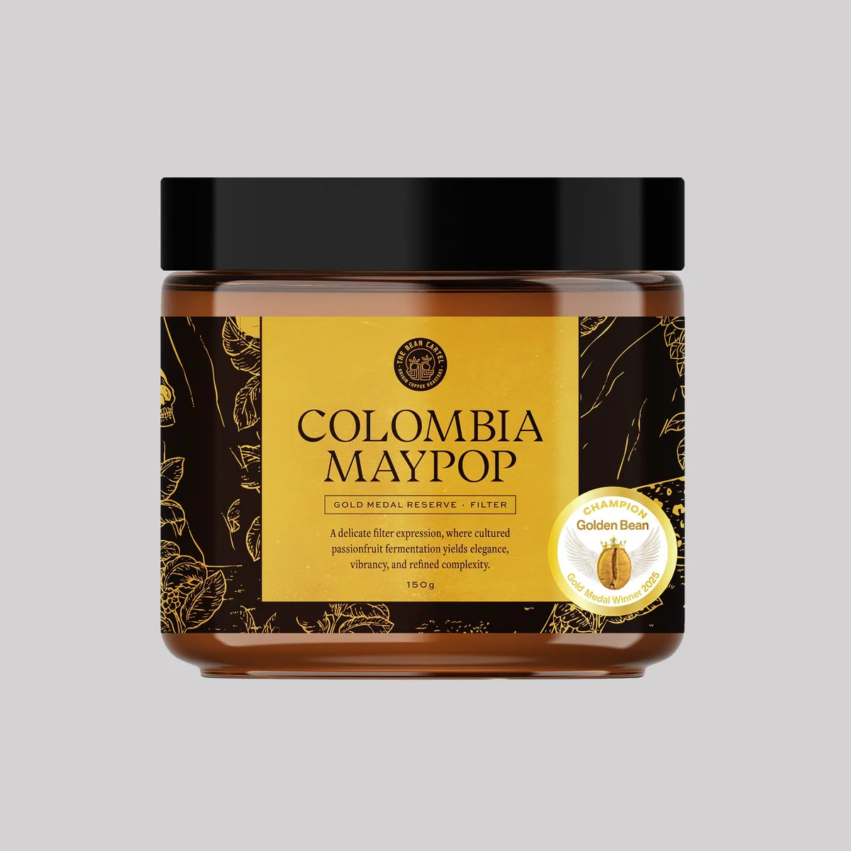 colombia maypop | crowned gold medal champion – filter category, colombia coffee from the bean cartel coffee roasters