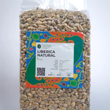 liberica green coffee beans, indonesia coffee from pt. indonesia specialty coffee