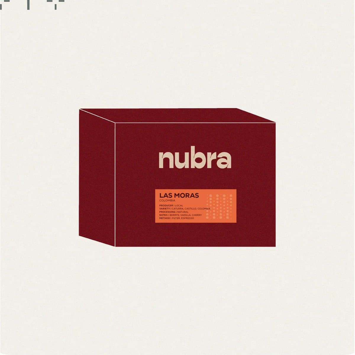 colombia las moras - natural, colombia coffee from nubra coffee shop
