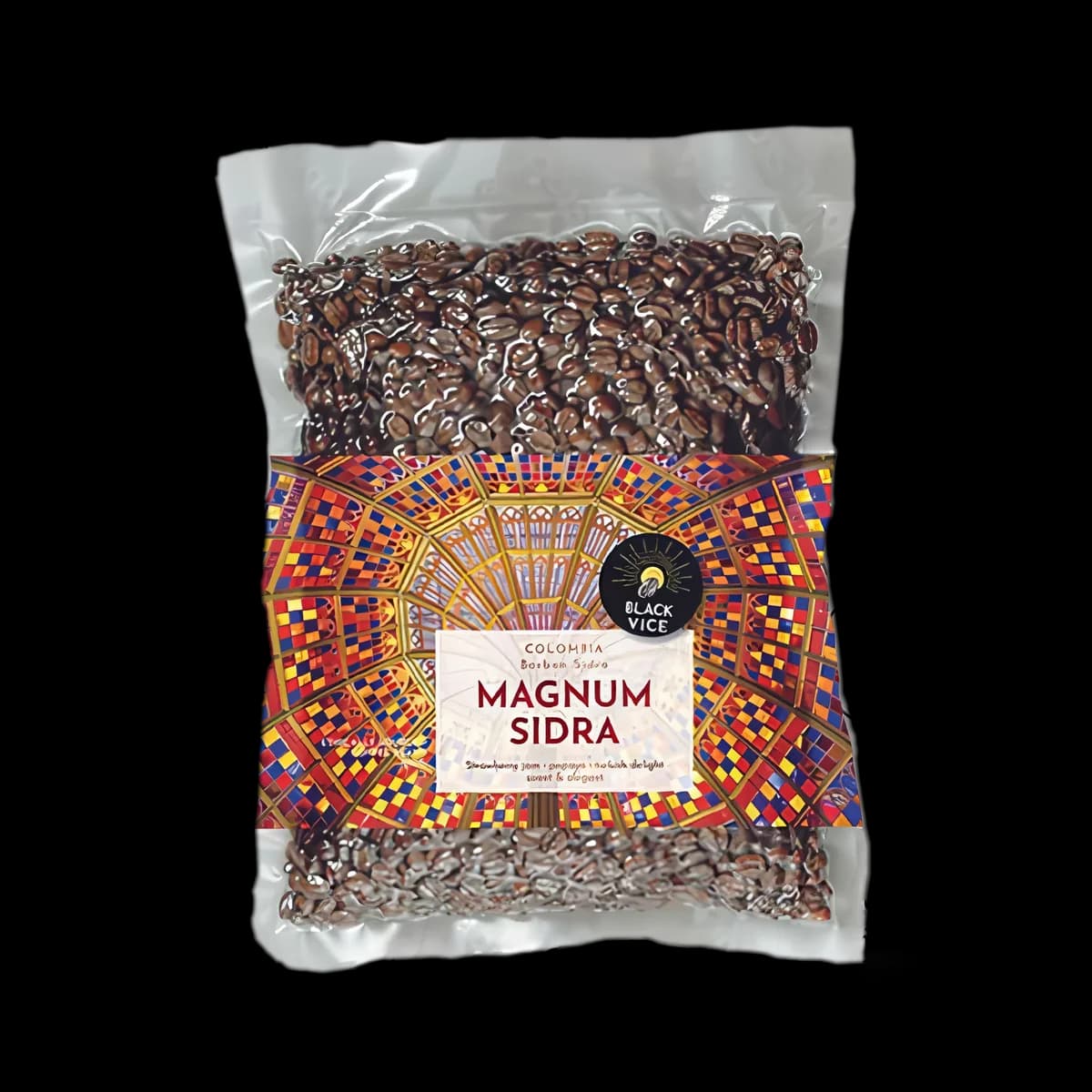 magnum sidra colombia natural, colombia coffee from black vice coffee roasters
