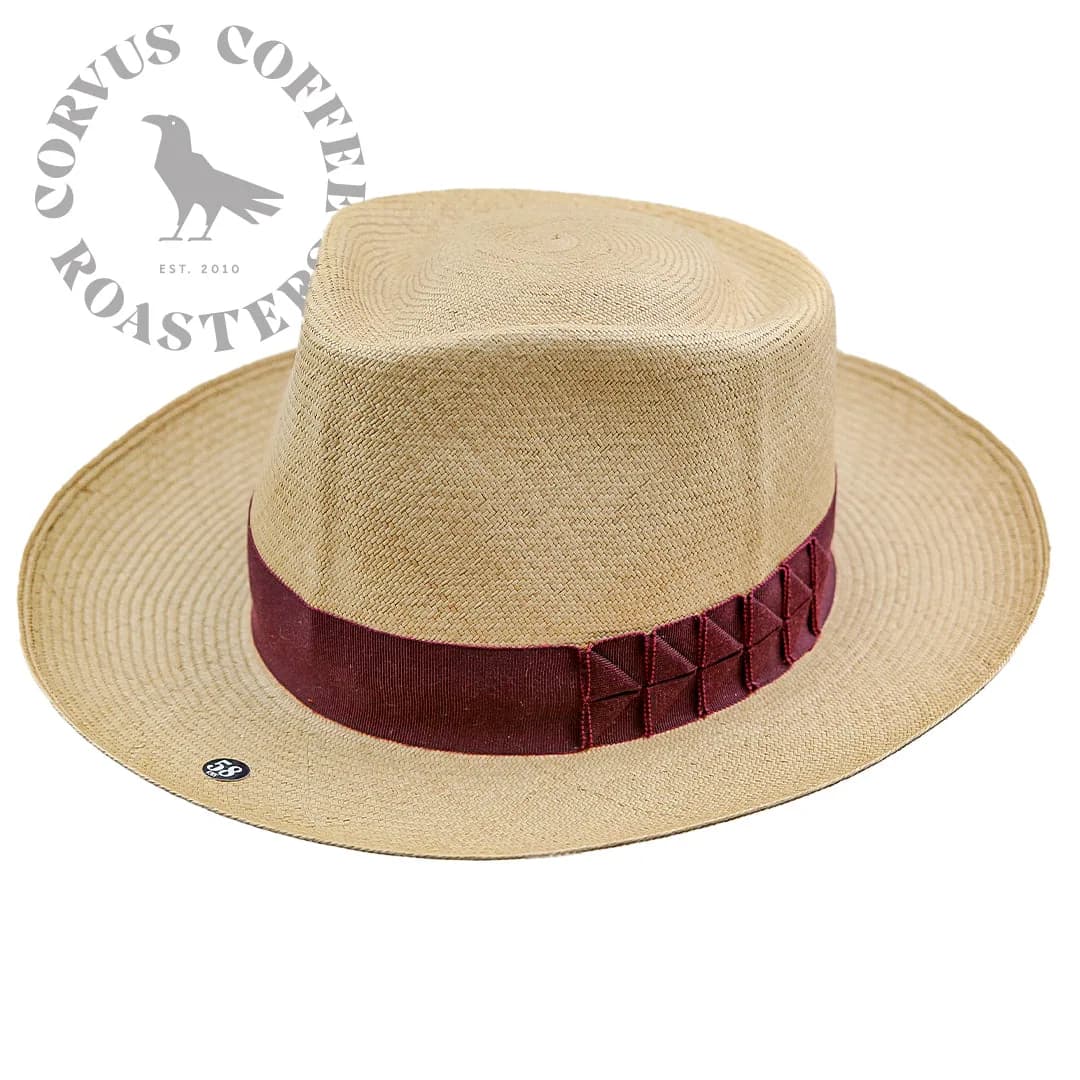superior panama hat, panama coffee from corvus coffee roasters