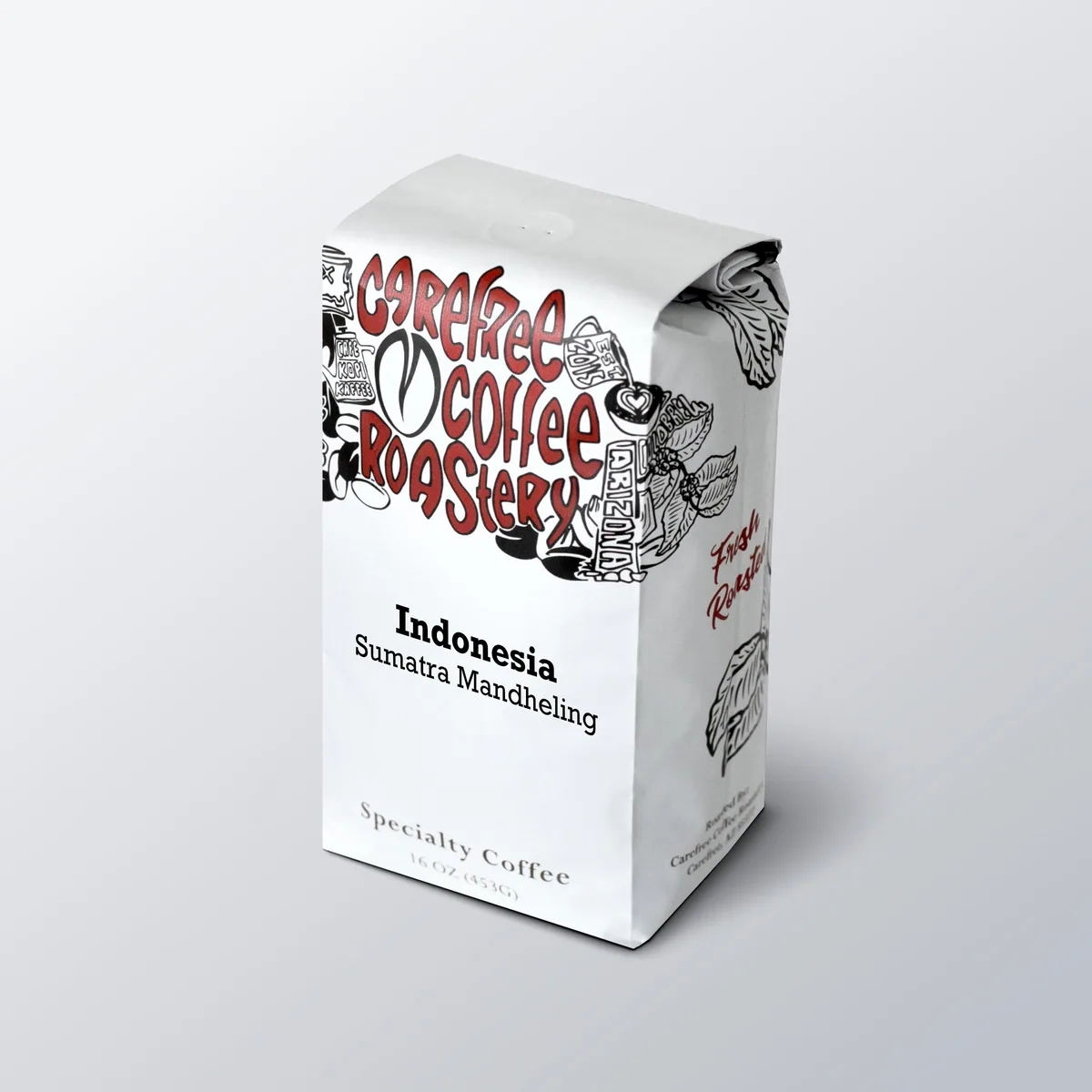 indonesia sumatra mandheling, indonesia + sumatra coffee from carefree coffee roastery