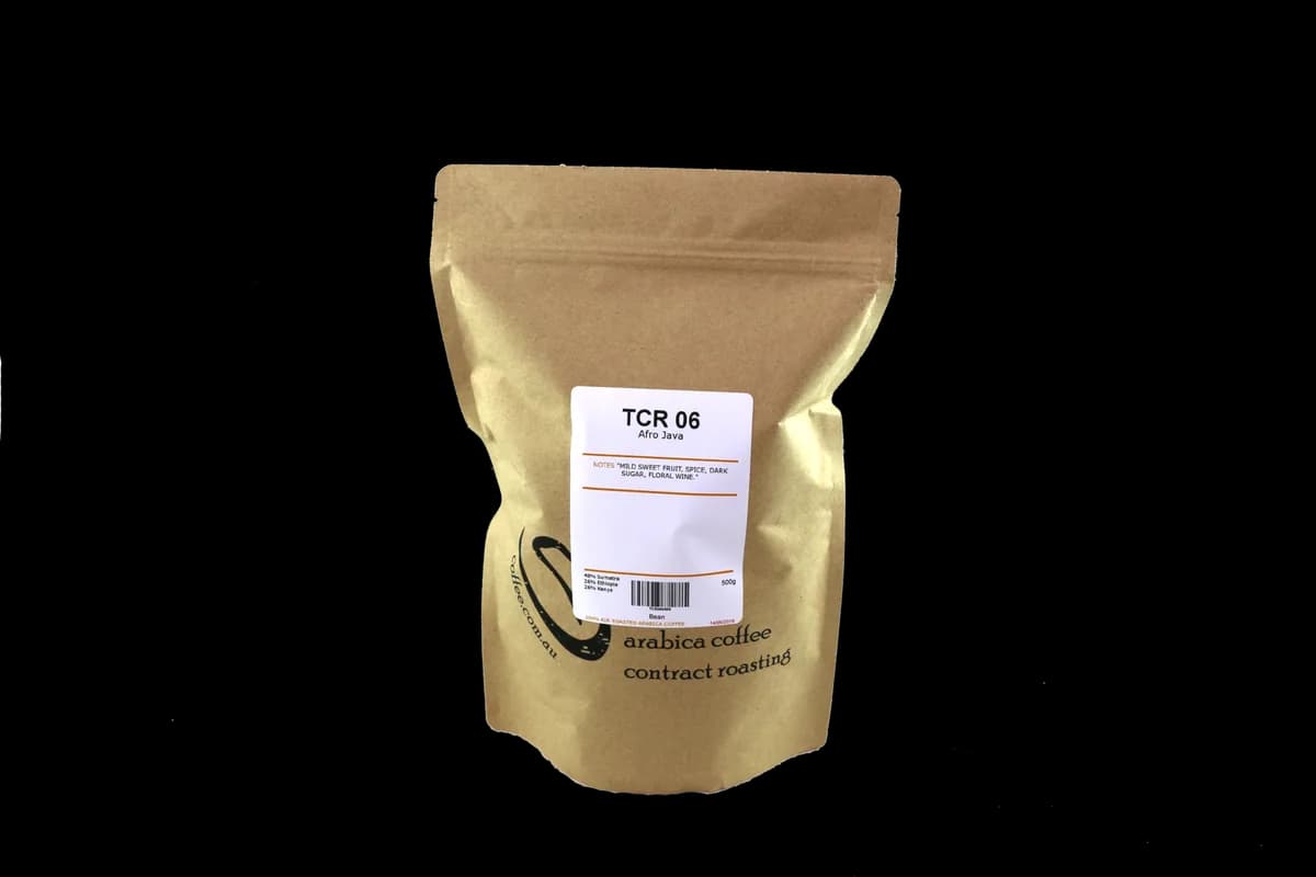 tcr06 – afro java, indonesia coffee from the coffee roaster