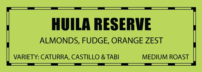 huila reserve, colombia coffee from la mulita coffee