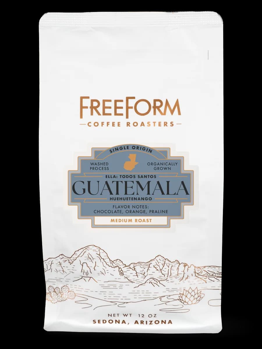 guatemala - ella todos santos, guatemala coffee from freeform coffee roasters