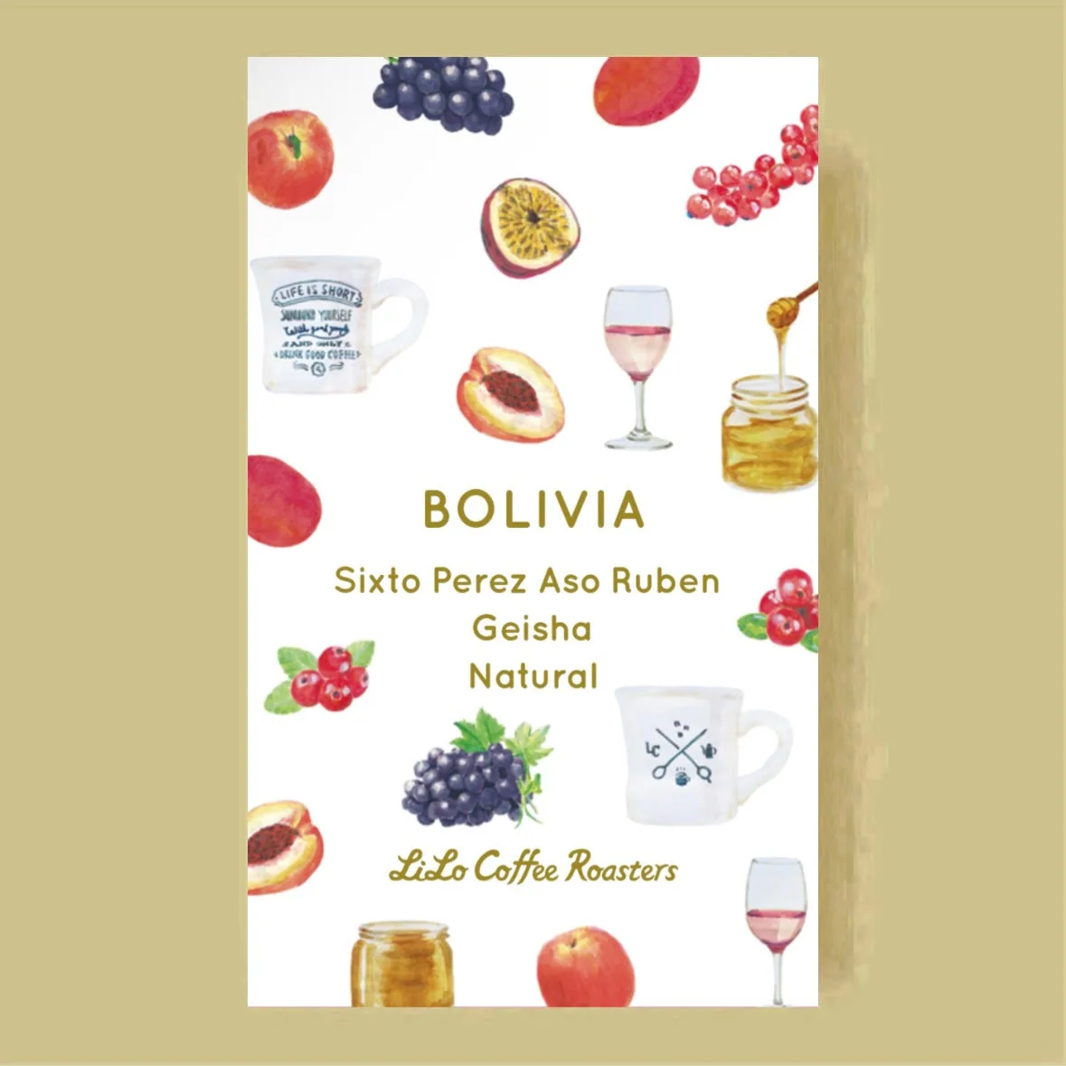 bolivia sixto perez aso ruben geisha natural, bolivia coffee from lilo coffee roasters