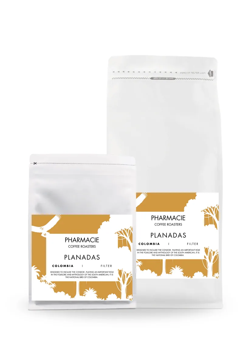 selección planadas - filter, colombia coffee from pharmacie coffee roasters