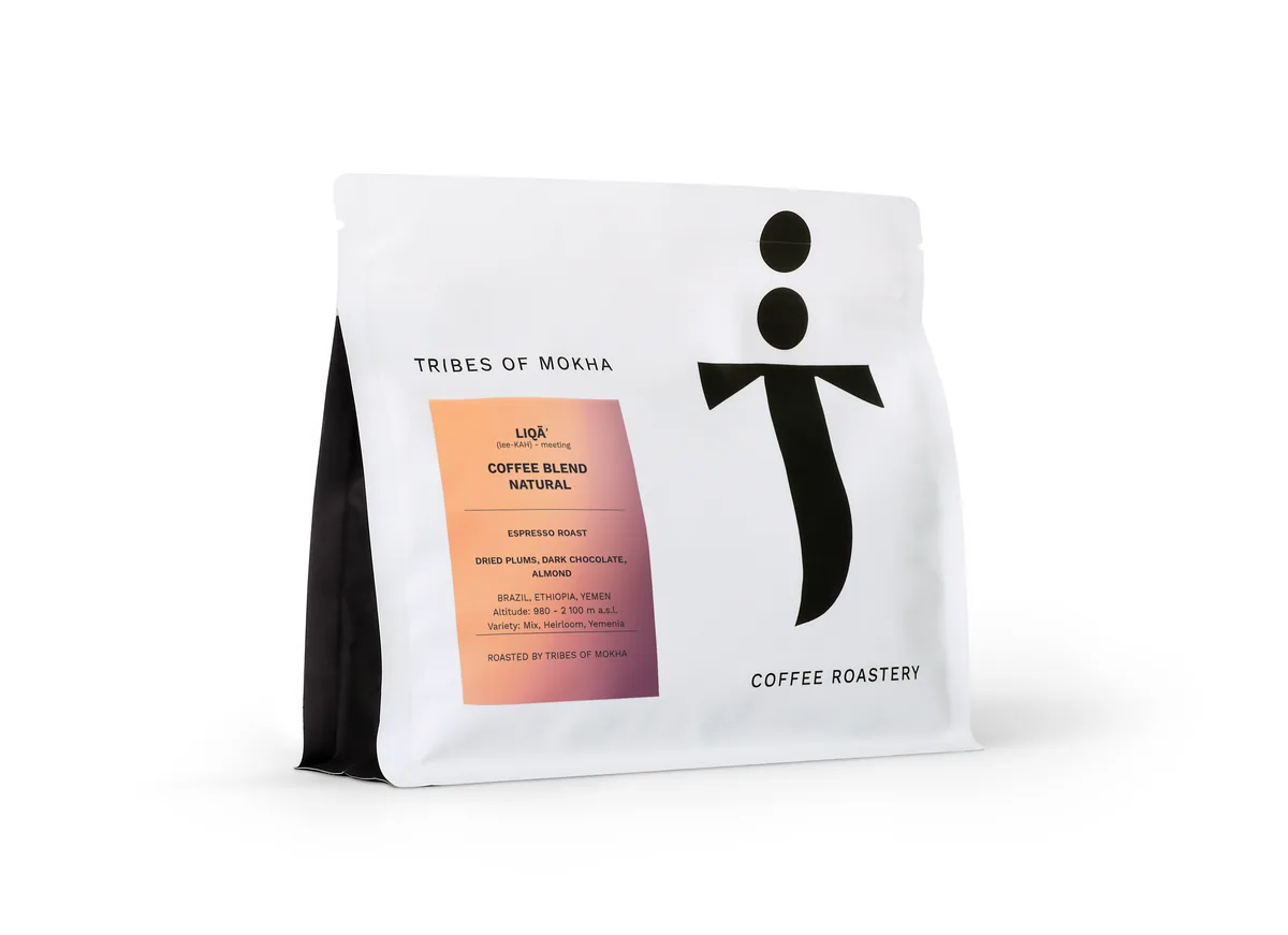 liqā' coffee blend, ethiopia + brazil + yemen coffee from tribes of mokha