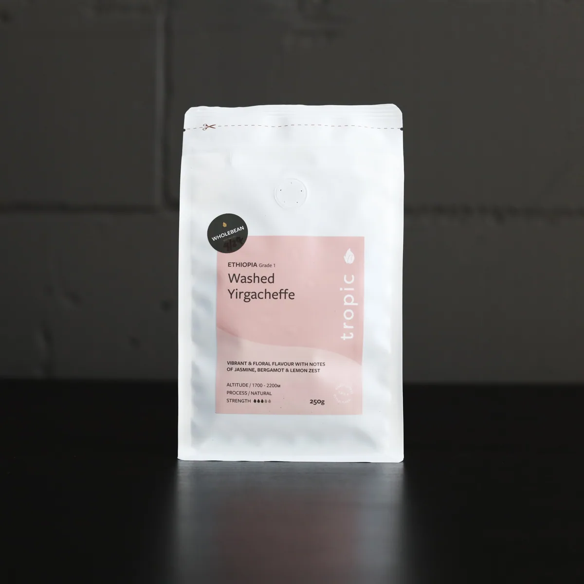 ethiopia washed yirgacheffe grade 1, ethiopia coffee from tropic coffee ltd