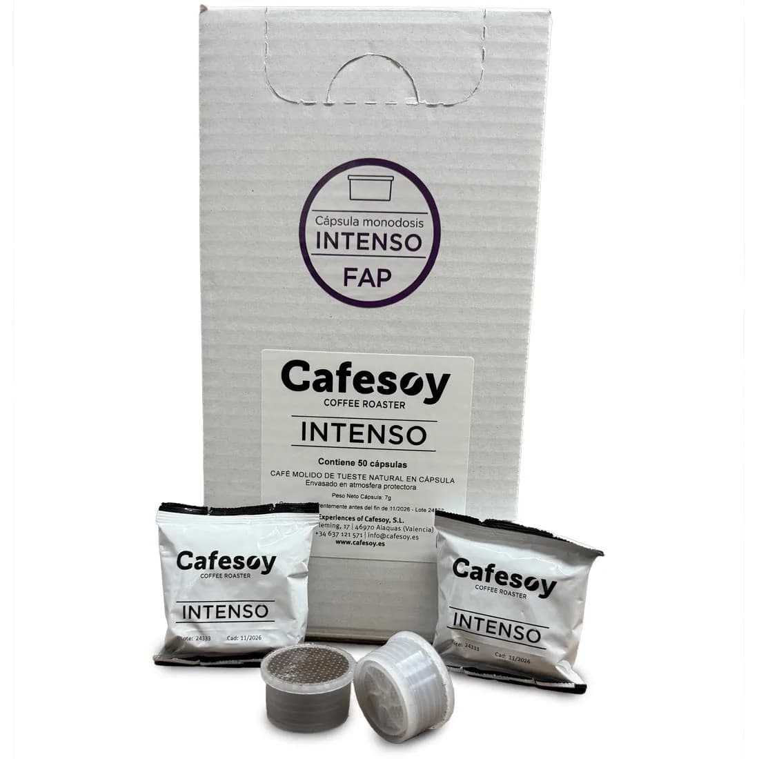 capsulas cafesoy intenso point 50 unidades, guatemala + vietnam + india coffee from cafés cafesoy | café especialidad | tienda café online
