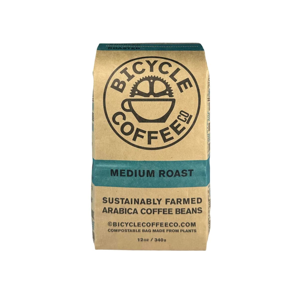 12 oz medium roast retail bag, guatemala coffee from bicycle coffee