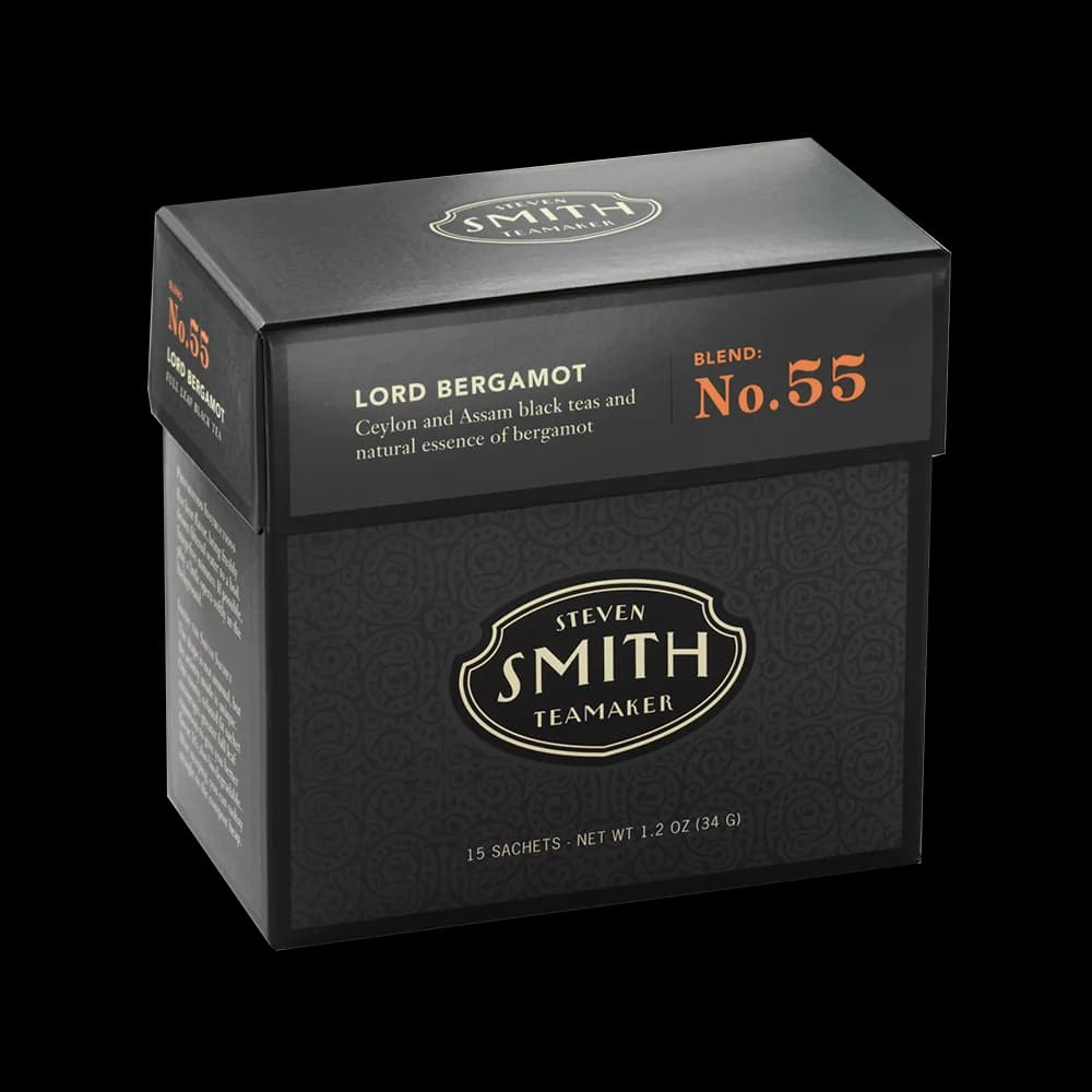 steven smith tea - lord bergamot 15 ct., india coffee from longbottom coffee & tea