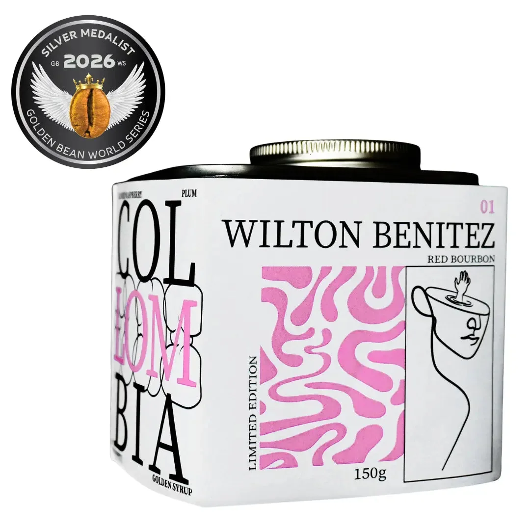 wilton benitez red bourbon, colombia coffee from the wood roaster
