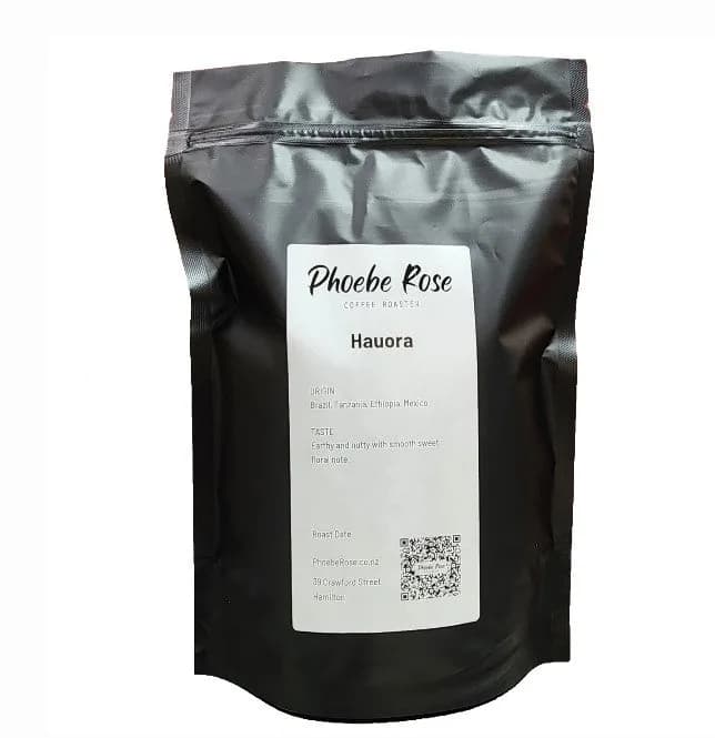 hauora blend, ethiopia + tanzania + brazil coffee from phoebe rose coffee roaster