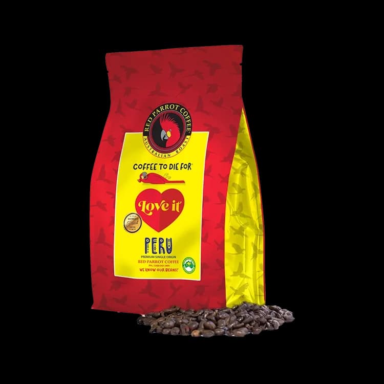peru, peru coffee from red parrot coffee / parrot espresso bar