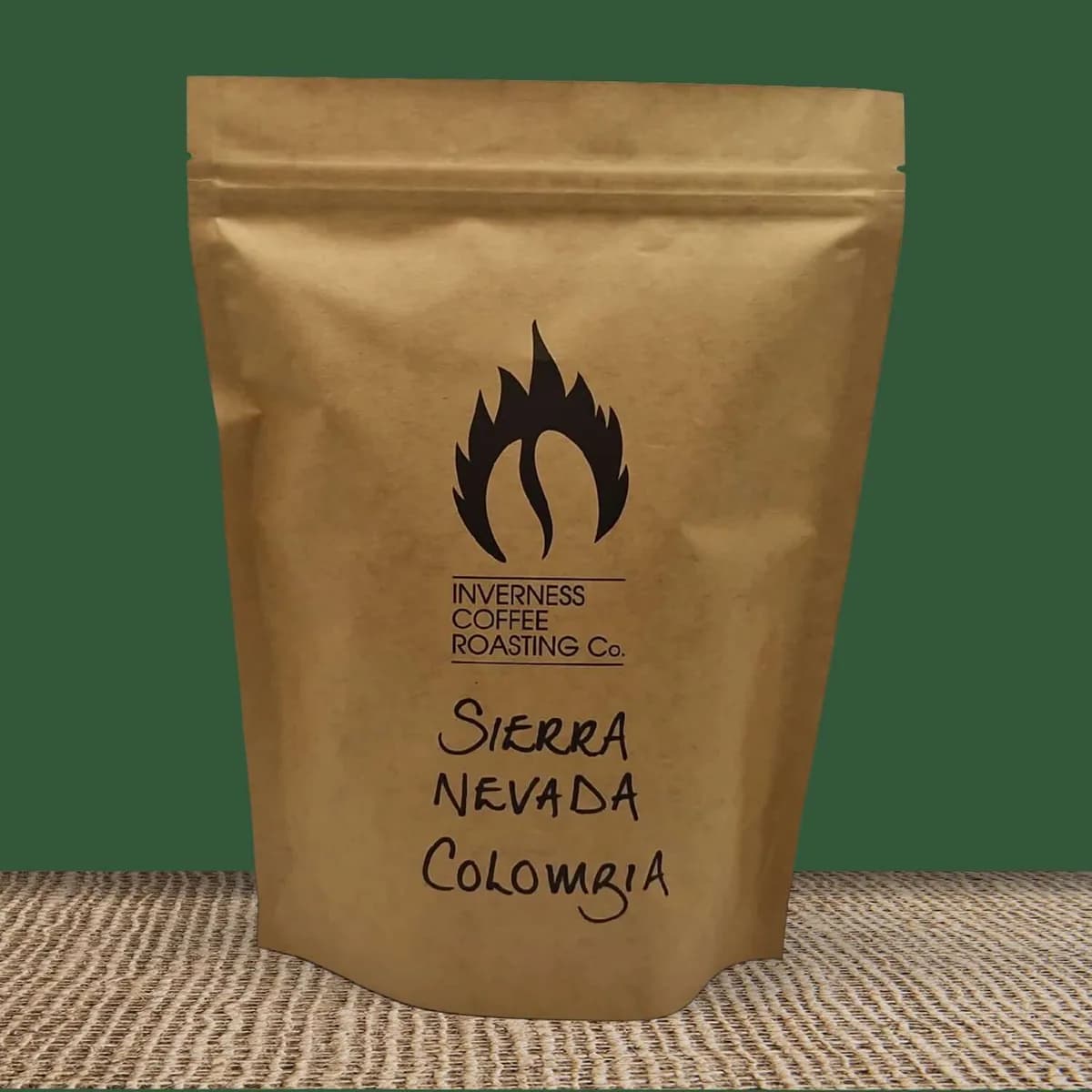 sierra nevada - colombia coffee, colombia coffee from inverness coffee roasting co