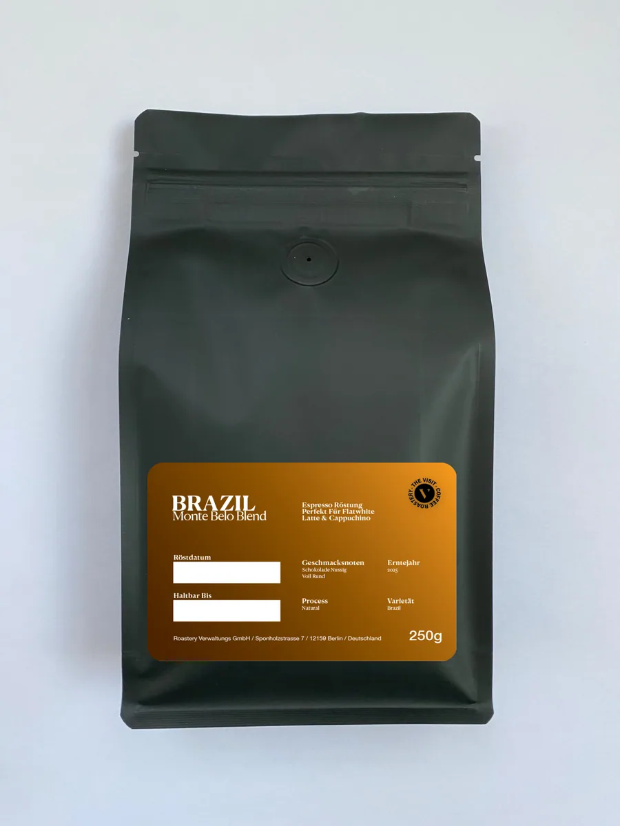 brazil fazenda monte belo blend, brazil coffee from the visit coffee roastery