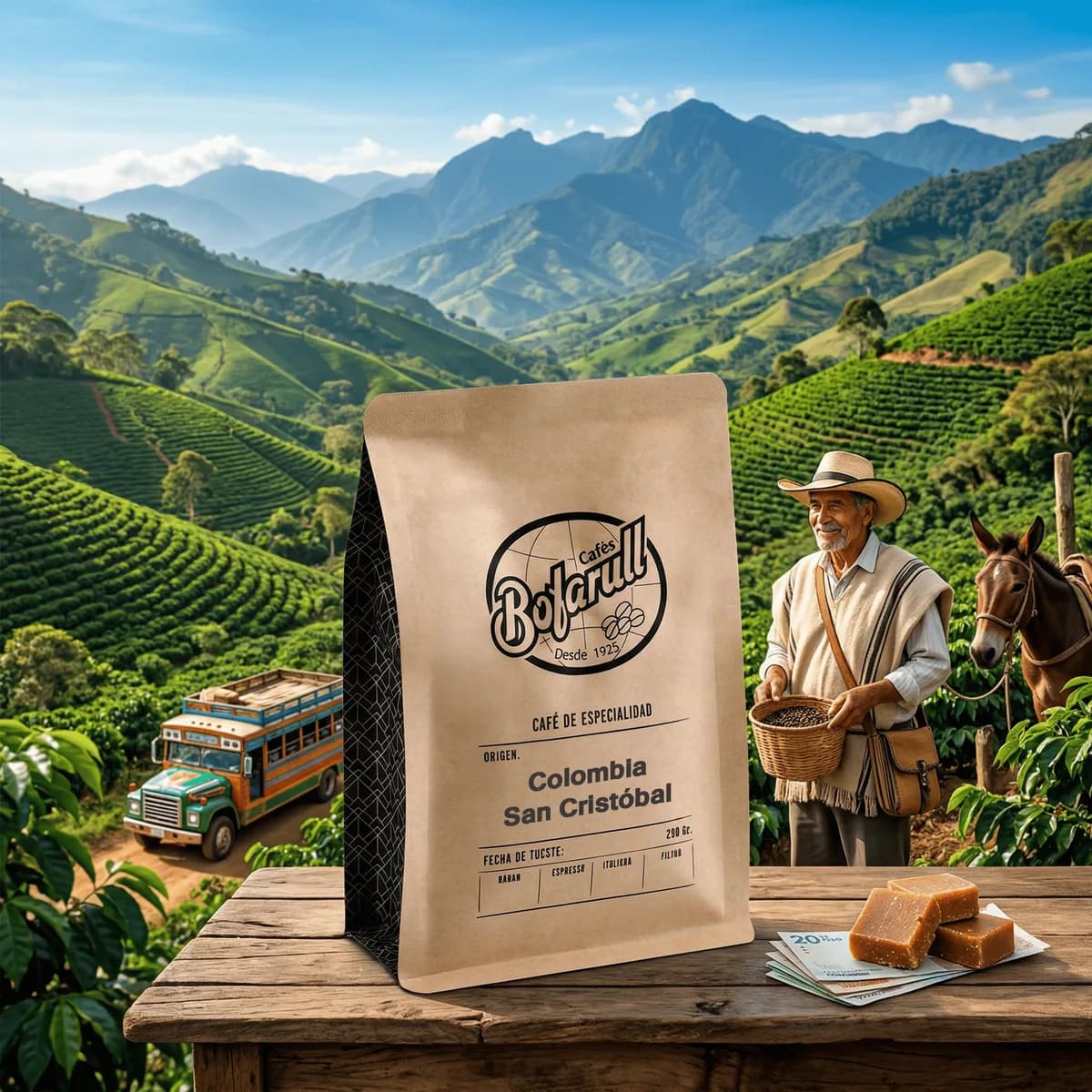 café colombia san cristóbal 250gr, colombia coffee from cafès bofarull - café de especialidad