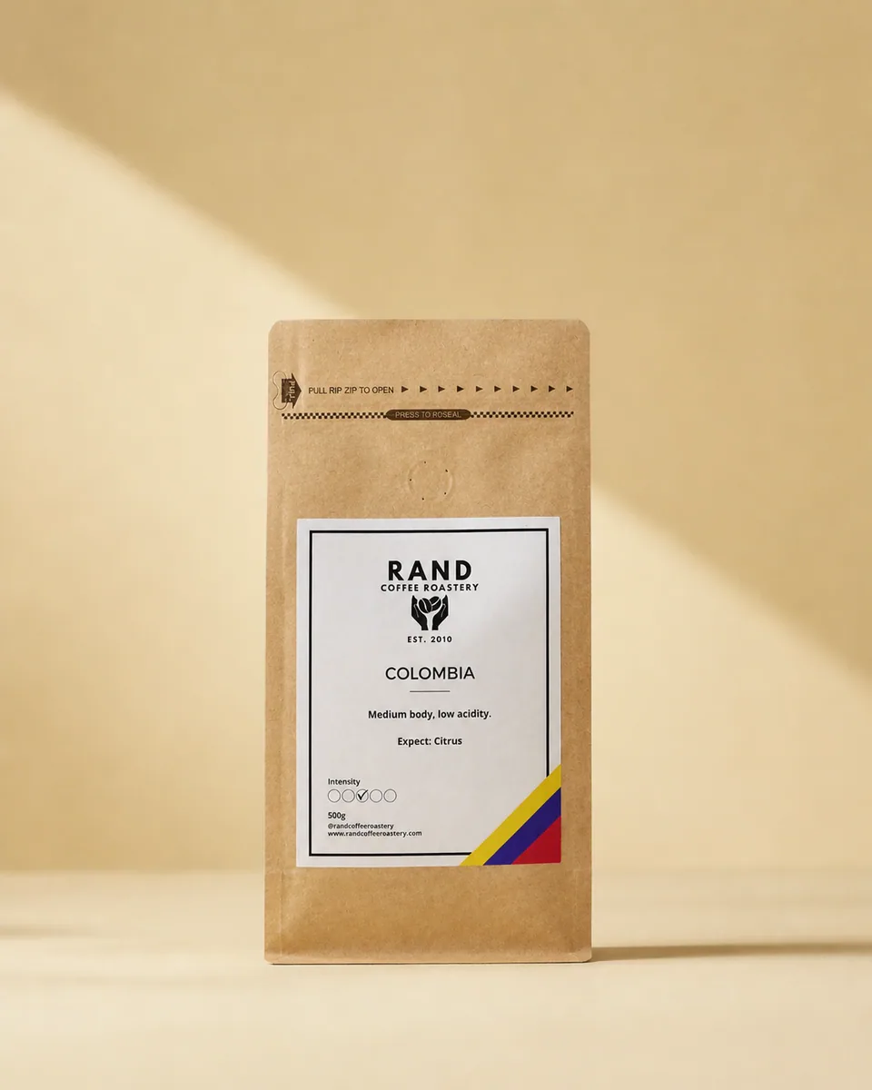 colombia, colombia coffee from rand coffee roastery