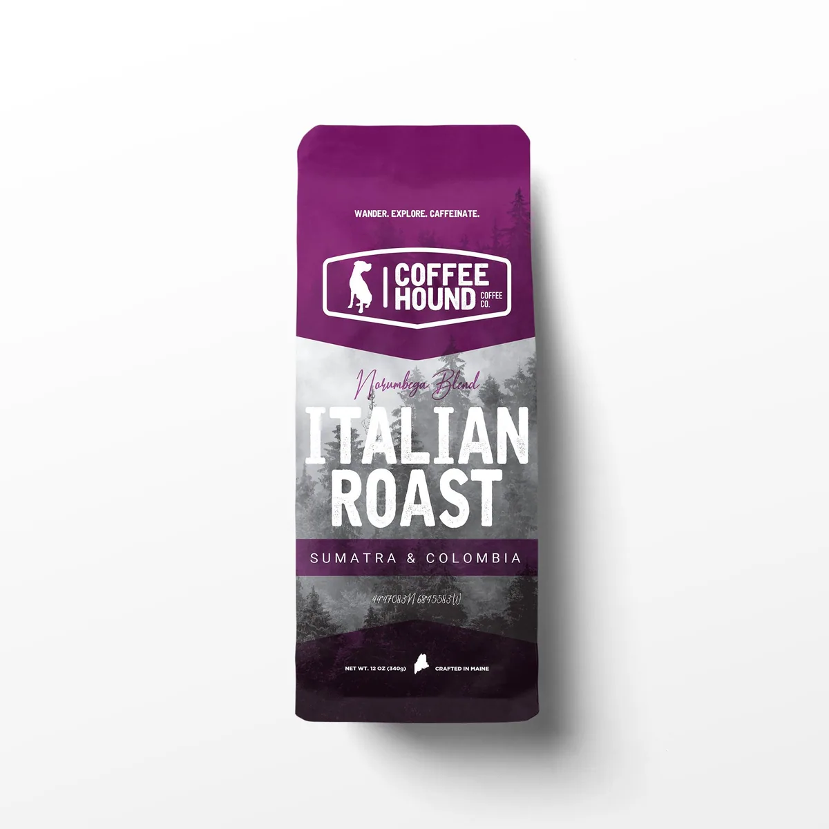 norumbega: italian roast coffee, colombia + indonesia + sumatra coffee from coffee hound coffee co. at the stadium