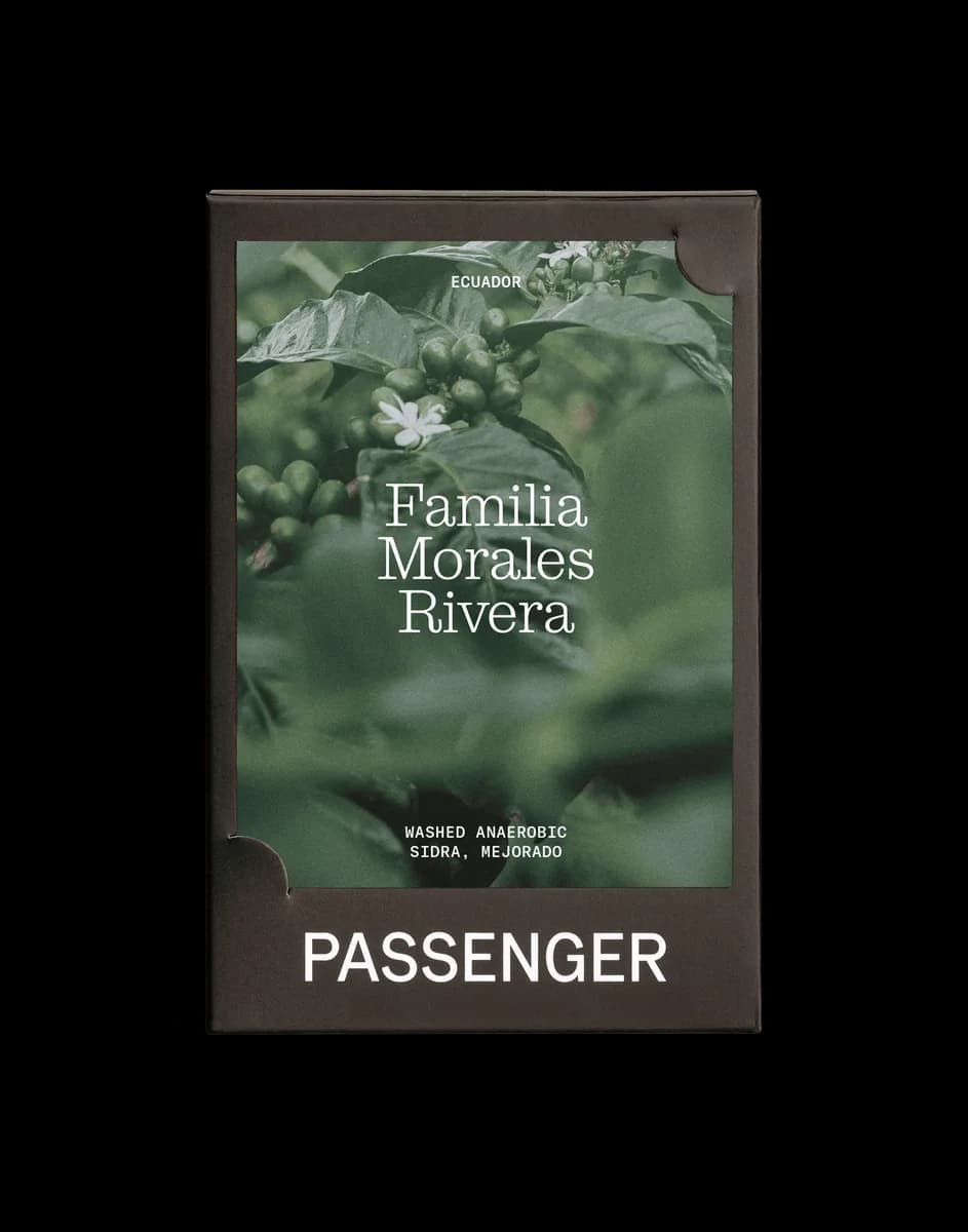 familia morales rivera - washed process - 2022, ecuador coffee from passenger / necessary coffee
