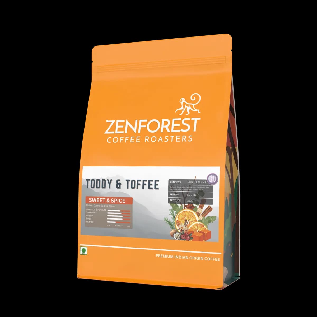 toddy & toffee, india coffee from zenforest coffee roasters, sahakarnagar