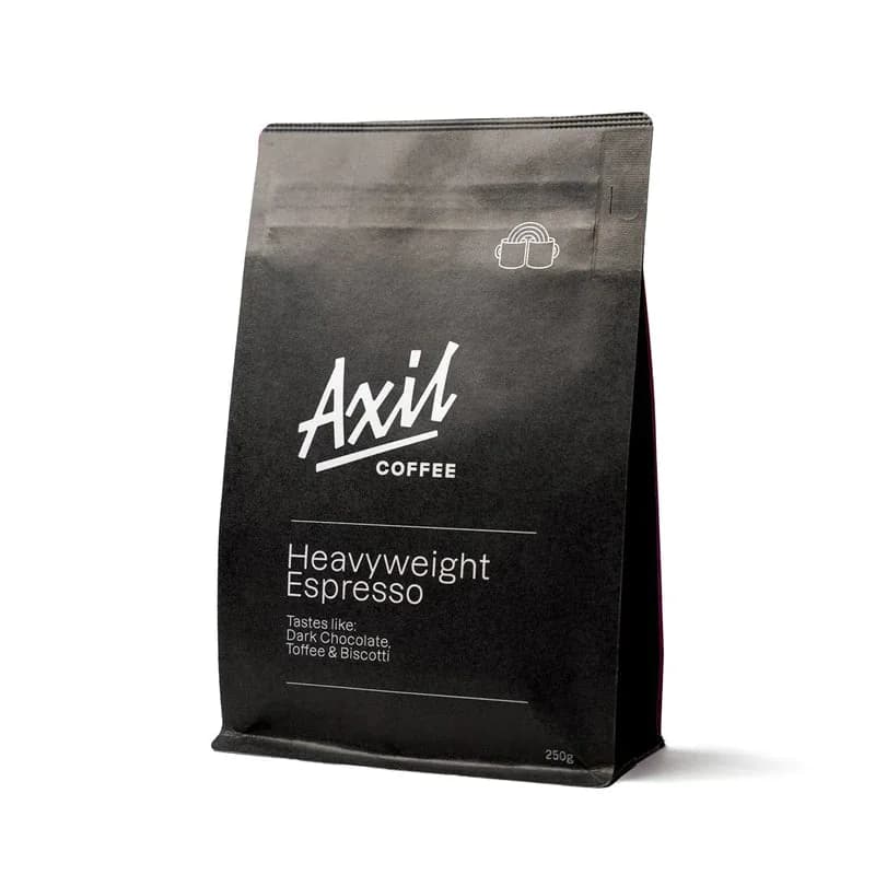 heavyweight blend, colombia + brazil coffee from axil coffee roasters flinders lane